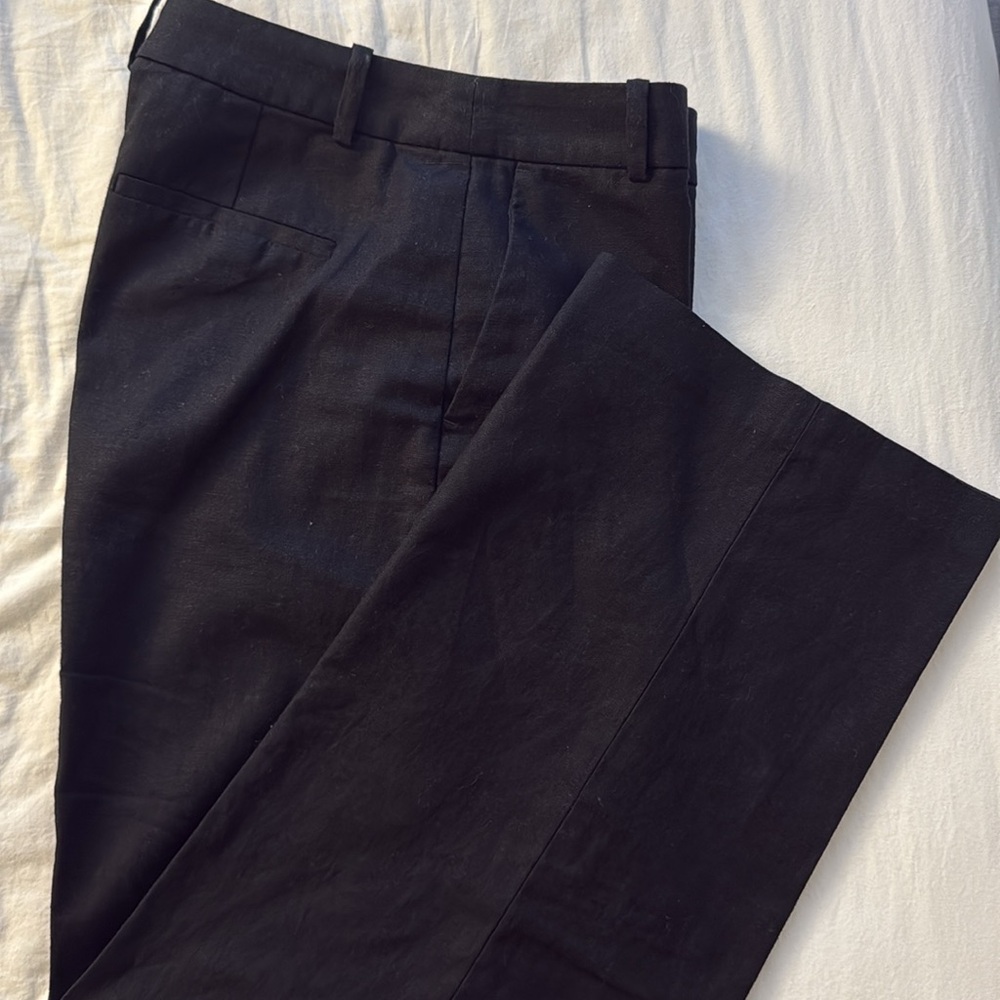 Linen J Crew pants size 2 black